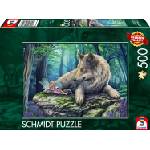 Schmidt Spiele Пъзел Schmidt от 500 части - Вълкът и елфът (59714)