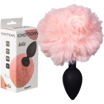 Анален плъг, пухкава опашка за игриви роли, 7см. - Emotions Fluffy Pink (4017-02LOLA)