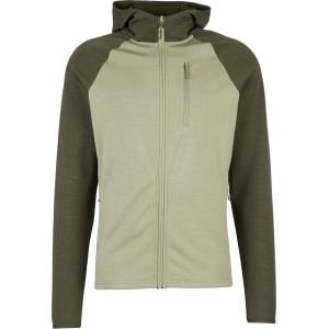 Stoic Мъжко вълнено яке Stoic MerinoFleece335 KuolpaSt. II Zip Hoody Merino hoodie - Dark Olive / Lichen Green - размер XL (005-6572-0414)