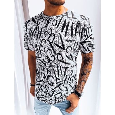 DStreet pánské triko RX5104 bílé