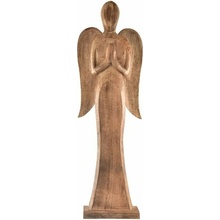 INDECOR Anděl 23 x 7 x 78 cm, mangové dřevo INDECOR X13062
