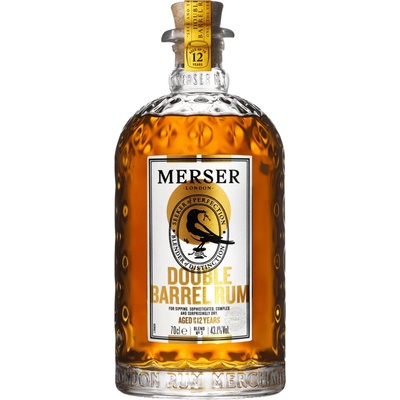 Merser Double Barrel Rum 43,1% 0,7 l (čistá fľaša)