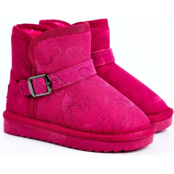 Apawwa detské snehové topánky ružové