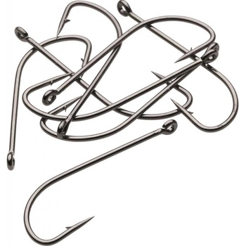 Kinetic Long Shank Single Hook Black vel.5 8 ks