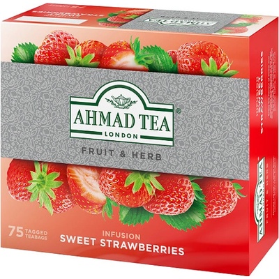 Ahmad Tea ovocný čaj Sladké Jahody 75 x 1,8 g