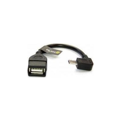 GKK Адаптер OTG, Pure USB OTG micro USB, Черен (PURE/OTG)