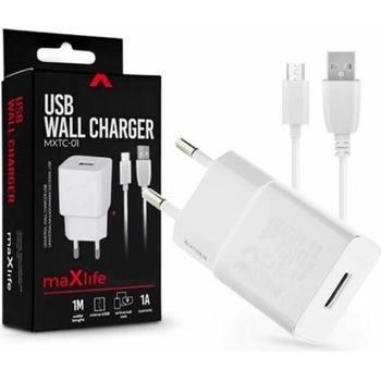 Image 1 of Maxlife MXTC-01 micro USB White (TF-0102)