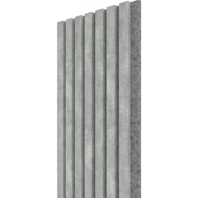 Wall Concept akustický panel Raw Imperial, sivý filc + MDF, 2750 x 285 x 21 mm 0,78m²