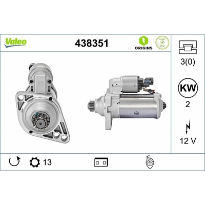 Štartér VALEO 438351 438351