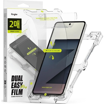 Ringke Протектор за Samsung Galaxy Z Flip7 - Dual Easy Pro Film (2 броя) - Прозрачен