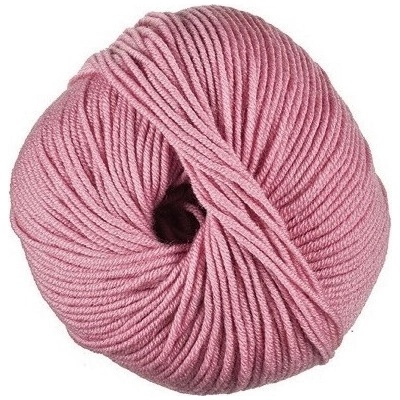 100% vlněná příze merino WOOLLY od DMC 50g, růžová