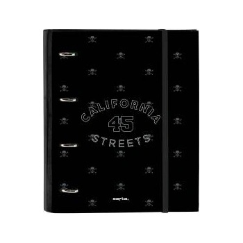 Safta Папка с пръстени Safta California Черен 27 x 32 x 3.5 cm