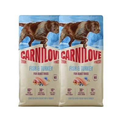 Carnilove True Fresh Dog Adult Fish & Turkey 2 x 12 kg