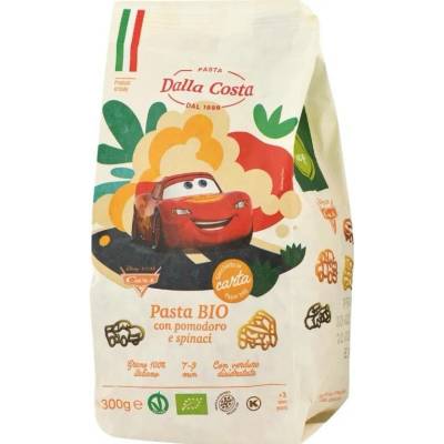 Dalla Costa Bio těstoviny se špenátem a rajčaty Cars 300 g