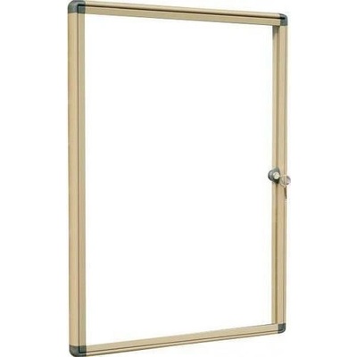 Alcor Beige magnetická vitrína jednokřídlá 4 x A4