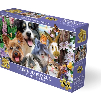 PRIME 3D puzzle Selfie kamarádi ze dvora 100 ks