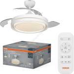 OSRAM - LED димируемо осветително тяло с вентилатор PONIENTE LED/36W/230V 3000/4000/6500K + дистанционно управление (P228182)