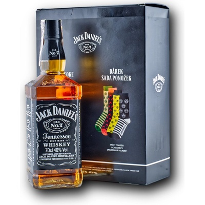 Jack Daniel's Old N°. 7 40% 0,7 l (dárkové balení ponožky)