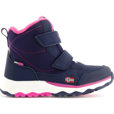Trollkids Детски зимни ботуши Trollkids Kid's Hafjell Winter Boots - Navy / Pink - размер 37 (EU) (702-1907-0620)