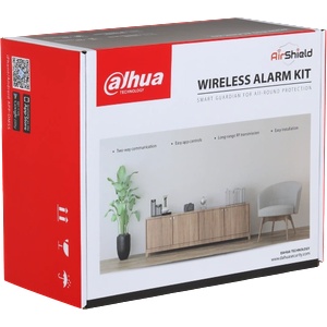  Комплект безжична алармена система Dahua ART-ARC3800H-03-W2-B WiFi - черна