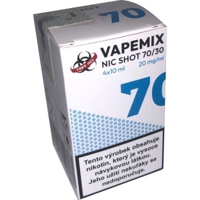 VapeMix NIC SHOT 70/30 4x10ml 20mg