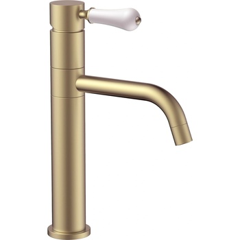 Rea Смесител за мивка Rea Serra Brush Gold low (REA-B1144)