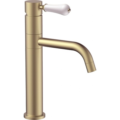 Rea Смесител за мивка Rea Serra Brush Gold low (REA-B1144)