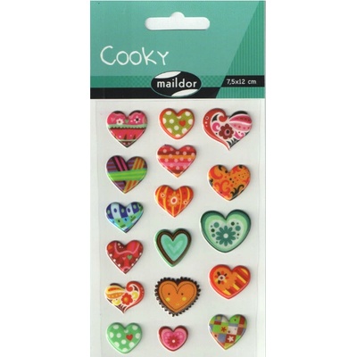 Maildor Samolepky Cooky Srdce
