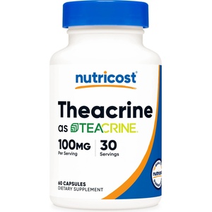 Nutricost TeaCrine, 60 капсули, Nutricost (57526 (723101) NC)