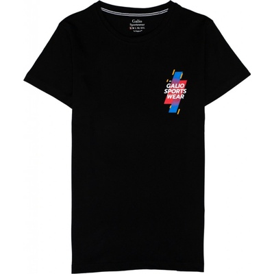 Galio Sports Black tričko černá