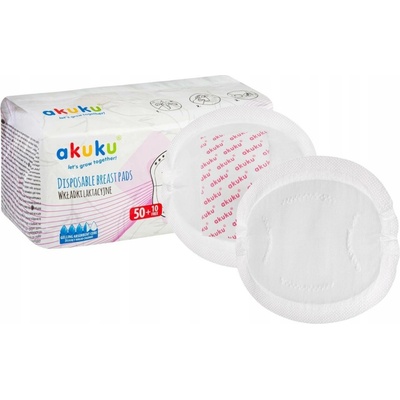 Akuku Prsní vložky Daily 60ks