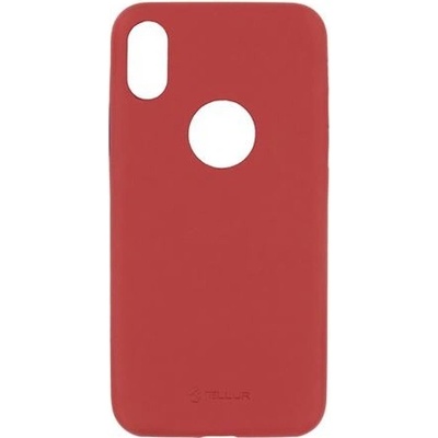 Tellur Cover Slim Synthetic Leather iPhone X/XS červené