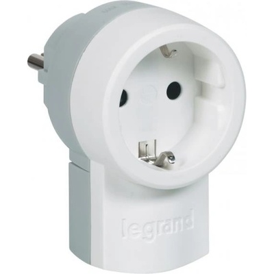 Legrand Щепсел с контакт шуко 2P+T 16A бял - 050462 (050462)