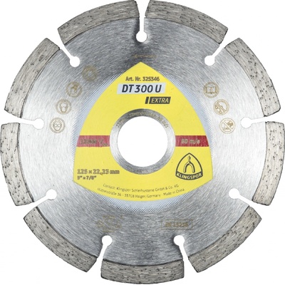 Diamantové řezné kotouče DT 300 U KLINGSPOR Varianta: DT 300 U 350X2,8X25,4