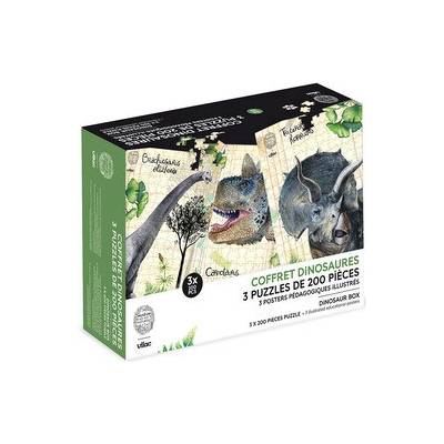 Vilac Sada 3 dinosaurích puzzle