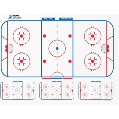 BLUE SPORTS Trénerská tabuľa 61 x 81 cm