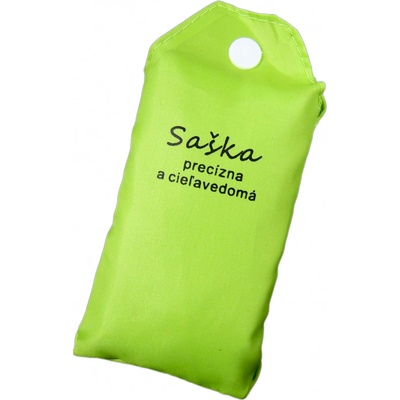 Nákupná taška s menom Saška - precízna a cieľavedomá
