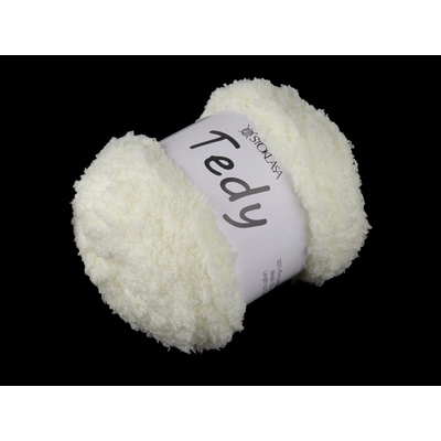 Pletací příze Tedy 100 g Varianta: 1 (02) krémová nejsvět., Balení: 1 ks 57861/147359/267040