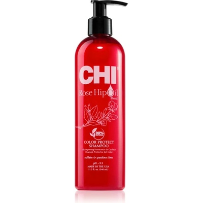 CHI Rose Hip Oil Shampoo шампоан за боядисана коса 340ml