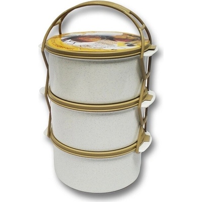 jídlonosič 3D (3x1,5l) BALENÝ ve fólii, plast