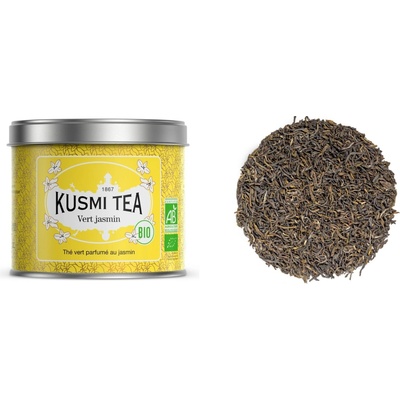 Kusmi Tea Zelený čaj JASMINE plechovka 90 g