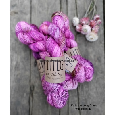LIFE IN THE LONG GRASS Příze LITLG singles Wild Rosebay 100% merino superwash 100 g