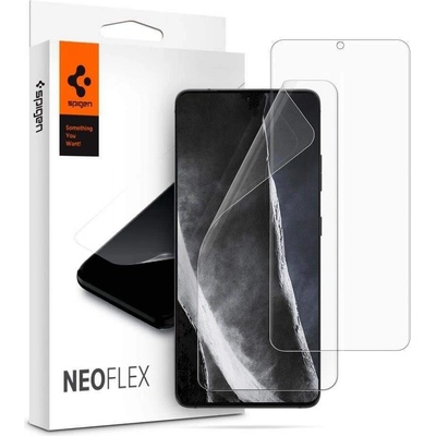 Spigen Neo FLEX Screen Protector - 2 броя защитно покритие с извити ръбове за целия дисплей на Samsung Galaxy S21 Ultra