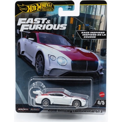 Mattel Hot Wheels Premium Fast and Furious 2018 Bentley Continental GT3