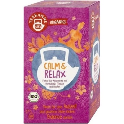 Teekanne ORGANICS BIO CALM & RELAX bylinný čaj 20 x 1,8 g