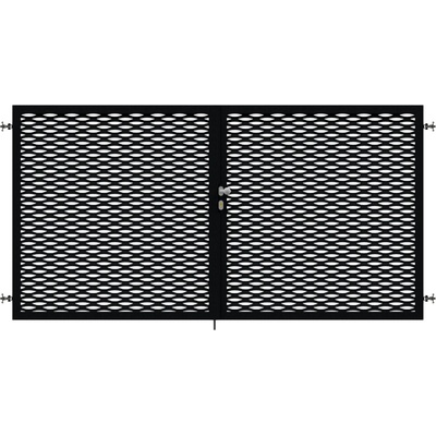 Creativity Plotová brána dvoukřídlá, hliník, 150 × 300 cm, antracitová šedá (RAL 7016) WB24PPW3THX5056021520015003000 – Sleviste.cz