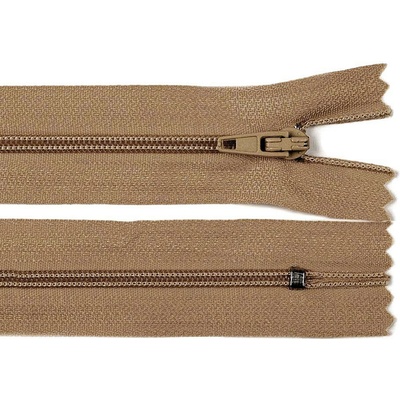 Spirálový zip No 3 délka 12 cm autolock Varianta: 294 béžová, Balení: 1 ks