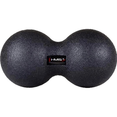 HMS Dvojitý masážní míč Lacrosse ball BLM02 12cm - černý