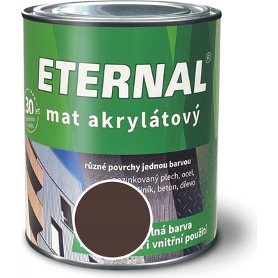 Eternal Mat akrylátový 0,7 kg tmavě hnědá – Zboží Dáma
