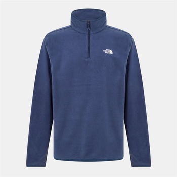 The North Face 100 Glacier Quarter Zip Fleece Mens - Summit Navy